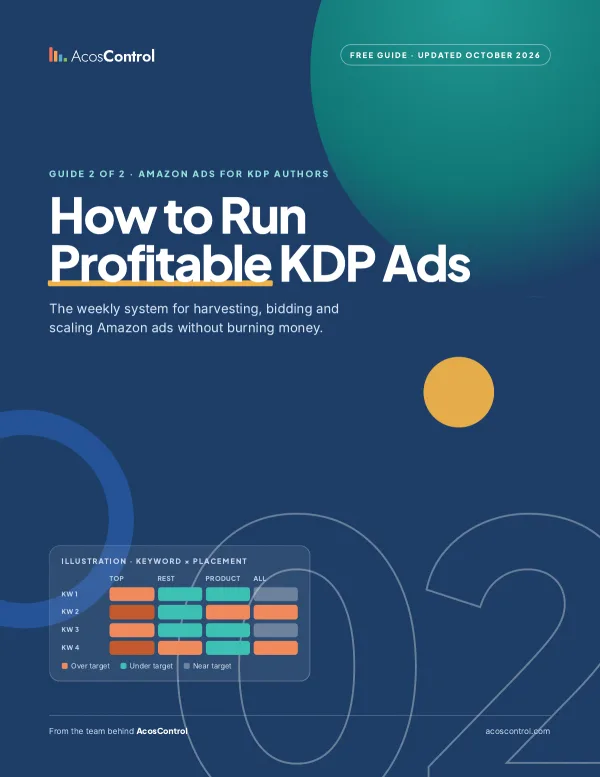 Cover of the free guide How to Run Profitable KDP Ads